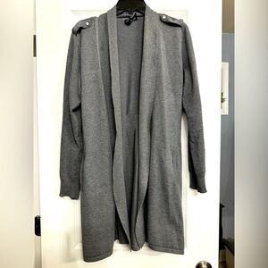 New Directions Grey cardigan size PL